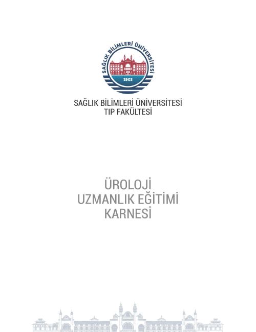 Üroloji Uzmanlık Eğitim Karnesi