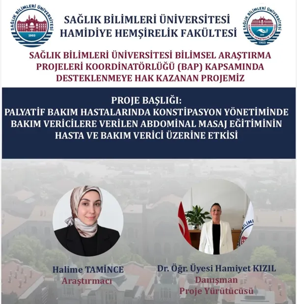 Sağlık Bilimleri Üniversitesi Bilimsel Araştırma Projeleri Koordinatörlüğü (Bap) Kapsamında Desteklenmeye Hak Kazanan Projemiz!.