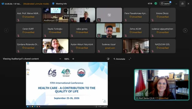 Uluslararası “Health Care – A Contribution to the Quality of Life