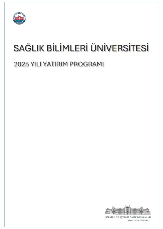 Sağlık Bilimleri Üniversitesi 2025 Yılı Yatırım Programı,  proje uygulayıcısı harcama birimleri ve paydaşlarımızın bilgilerine sunulmuştur.