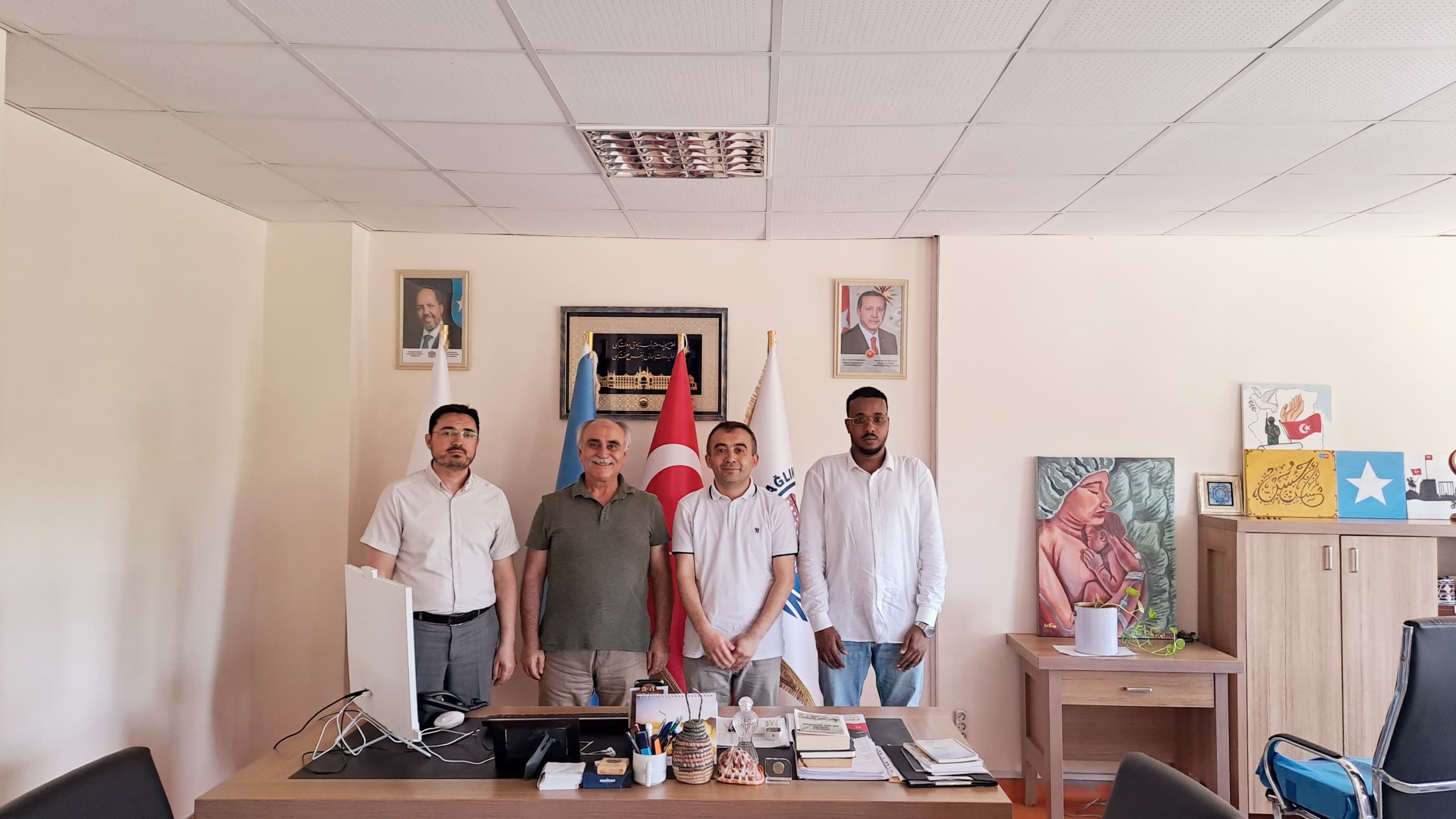 Çankırı Karatekin Üniversitesi'nden gelen heyeti