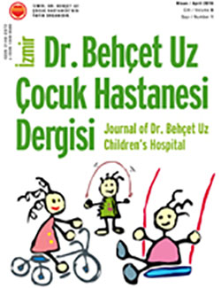 İzmir Dr Behçet Uz Çocuk Hastanesi Dergisi